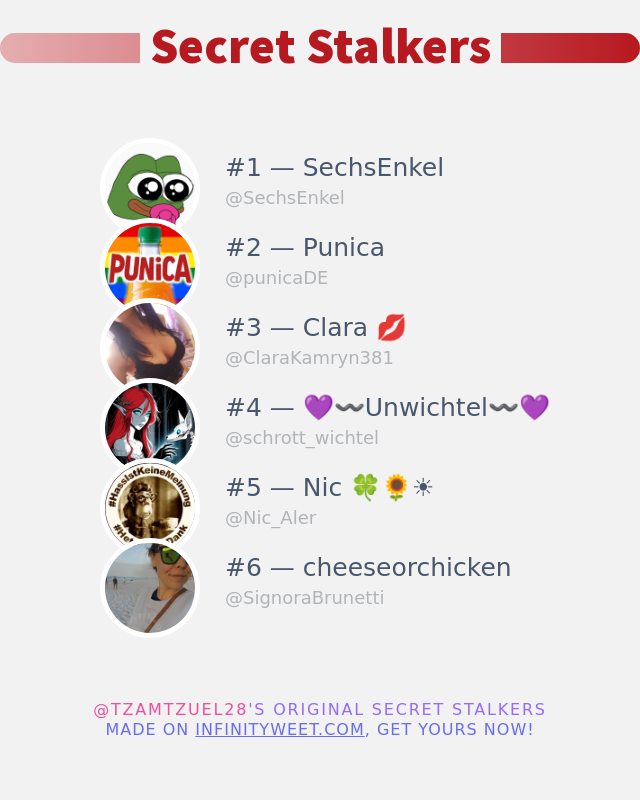 Ich habe gerade entdeckt, wer mein Twitter-Profil besucht hat!

⠀➡️ infinityweet.me/secret-stalker…