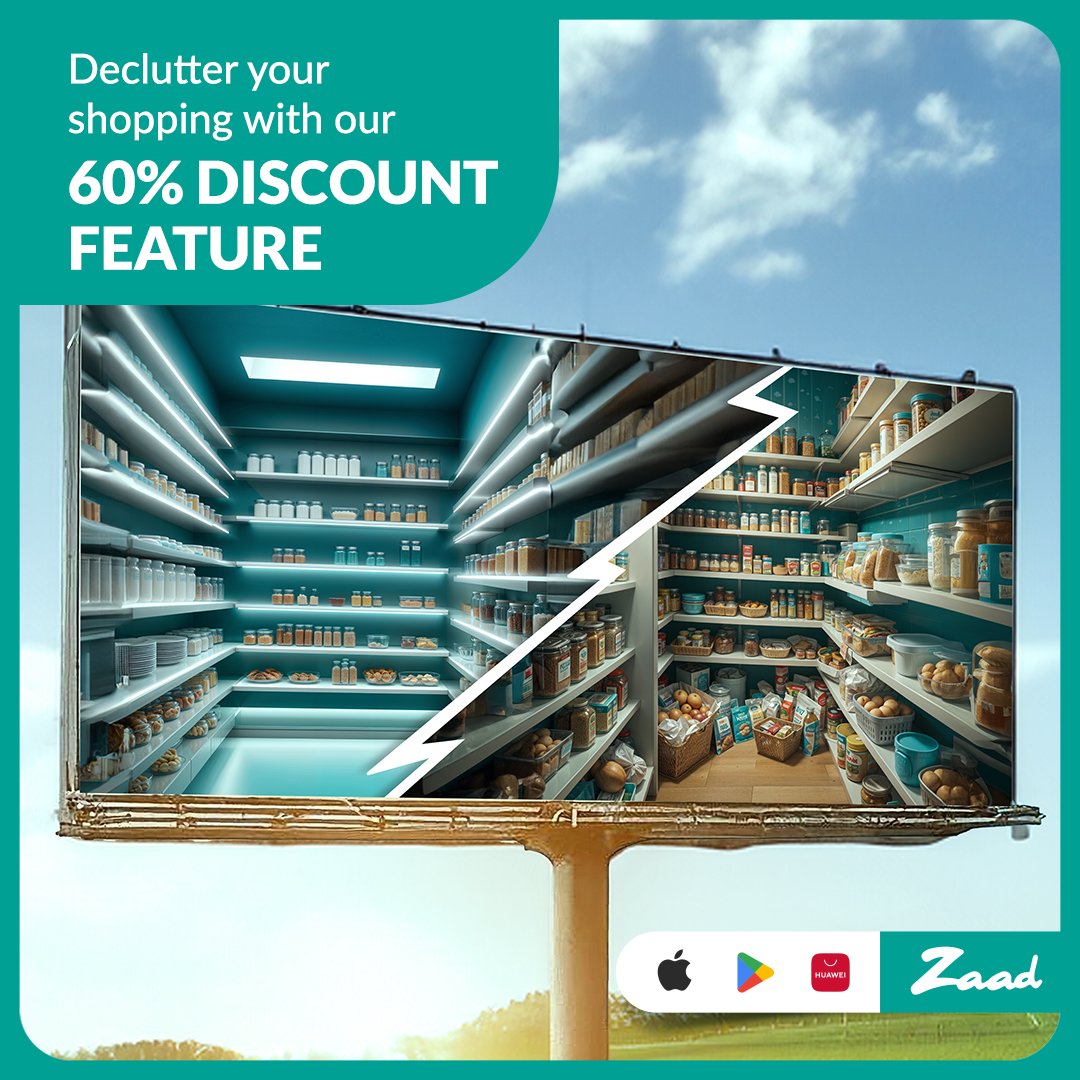 ZaadApp's tweet photo. Don't spend your money on food that you don't need.

Zaad helps you create a streamlined shopping list so you can buy only what you need alongside our feature of 60% discount!

Download the app Now

#Zaadapp #foodgasm #food #foodie #foodiesofinsta #dubaifoodies https://t.co/10HexUcQRq