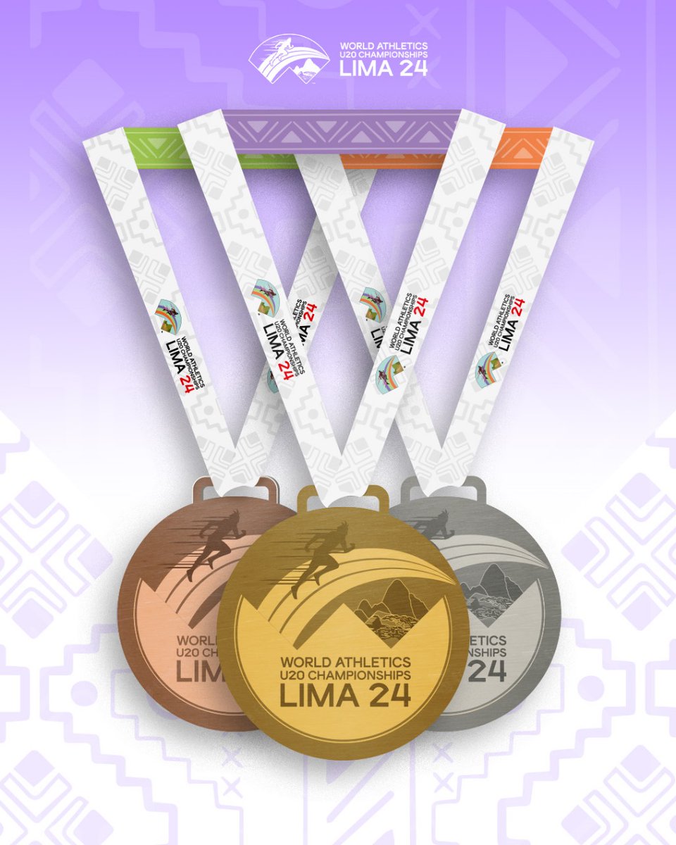WALima24 (@walima24) on Twitter photo #U20 | <a href="/WorldAthletics/">World Athletics</a> and the Local Organizing Committee of the U20 World Athletics Championships "Lima 2024" revealed what the medals will be like to be awarded at the world event that will begin on August 28. #U20 | <a href="/WorldAthletics/">World Athletics</a> and the Local Organizing Committee of the U20 World Athletics Championships "Lima 2024" revealed what the medals will be like to be awarded at the world event that will begin on August 28.