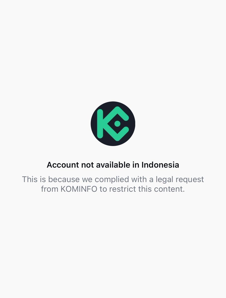 anggaandinata's tweet photo. Breaking: Instagram banned several global exchange account in Indonesia due to legal request by goverment.
@WuBlockchain https://t.co/9lmASc3mRY