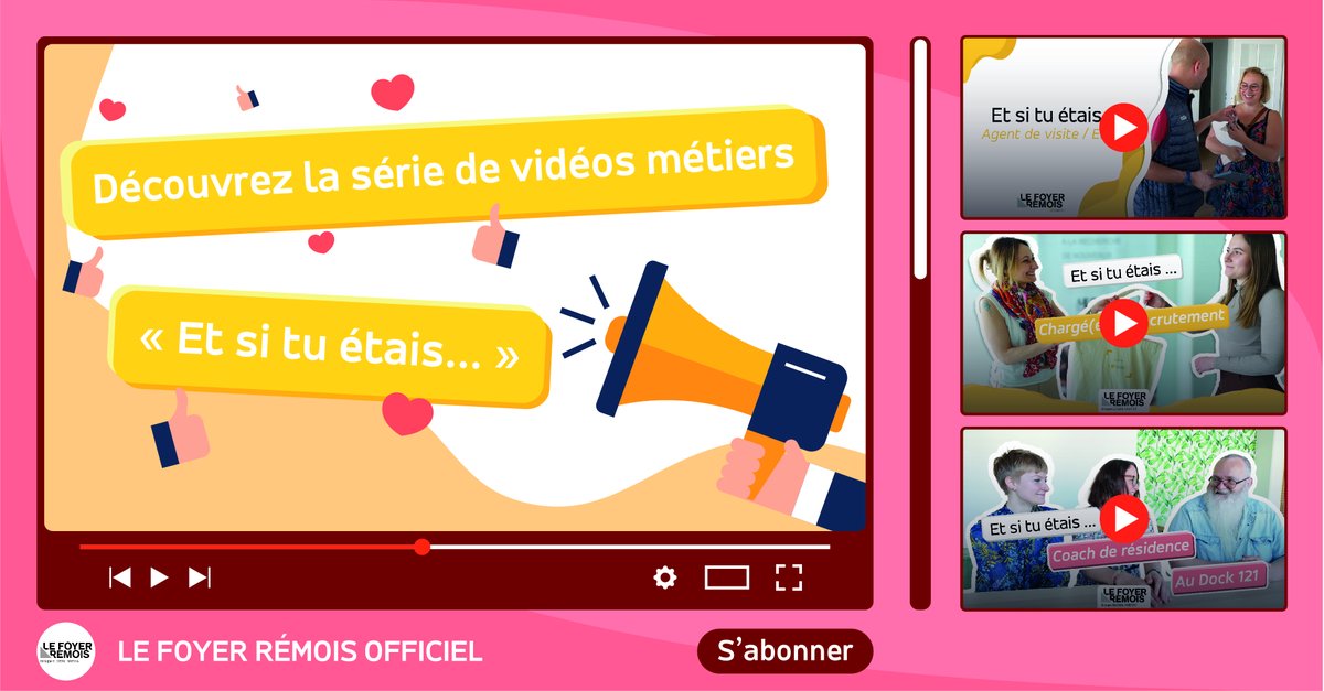 <a href="/LeFoyerRemois/">Le Foyer Rémois</a> présente la diversité des #métiers chez un bailleur social et le quotidien de ses #talents : lnkd.in/eeT_i8Du

Envie de rejoindre <a href="/LeFoyerRemois/">Le Foyer Rémois</a>  ? Les offres sont à découvrir sur la page #recrutement ➡️lnkd.in/dcwhZnur

#talentsduFR