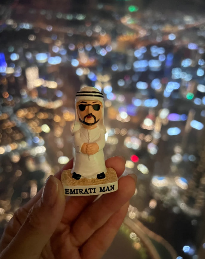 ドバイの世界一高いビル🗼ブルジュ・ハリファの夜景が素晴らしい