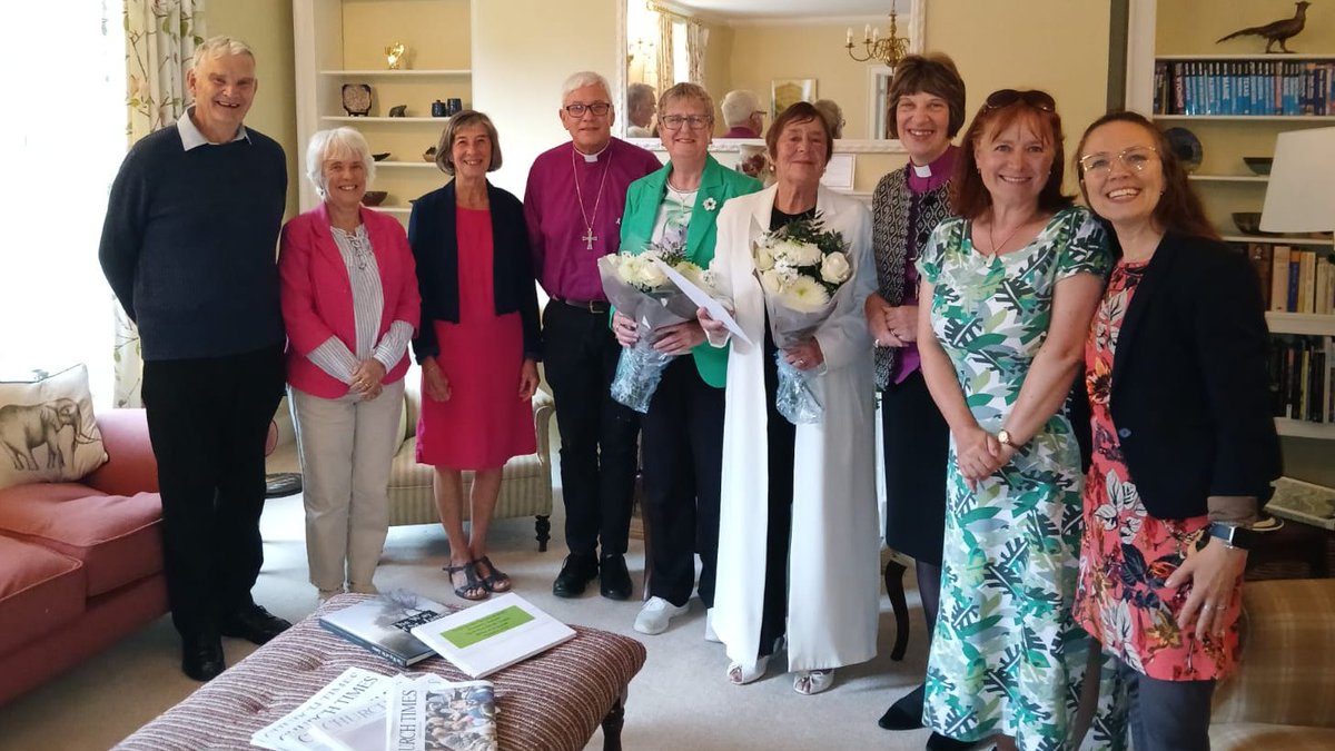 glosdiocschools's tweet image. @BishGloucester @bptewkesbury  gave thanks to our wonderful volunteers - the Bishop's Visitors to schools - especially to retiring Alison Lock and Daphne Philpot. Together they gave 40 years in the role of BV, after many years in school leadership.
👏💗✝️
Bless you and thank you!