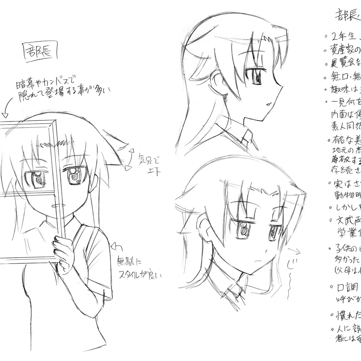 新しいプロット作るためにネタ帳や資料を入れたケースを漁ってたら『さんきゃくイーゼル』の初期設定が出てきました。
懐かしくてなんか楽しいような切ないような。 