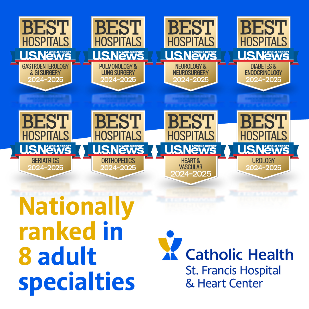 Catholic Health (@chs_li) on Twitter photo <a href="/StFrancis_LI/">St. Francis Hospital & Heart Center</a> has once again been nationally recognized by US News & World Report in eight adult specialties. St. Francis is nationally recognized for Heart & Vascular for the 17th consecutive year. Read more: bit.ly/3zGTAk3 <a href="/StFrancis_LI/">St. Francis Hospital & Heart Center</a> has once again been nationally recognized by US News & World Report in eight adult specialties. St. Francis is nationally recognized for Heart & Vascular for the 17th consecutive year. Read more: bit.ly/3zGTAk3