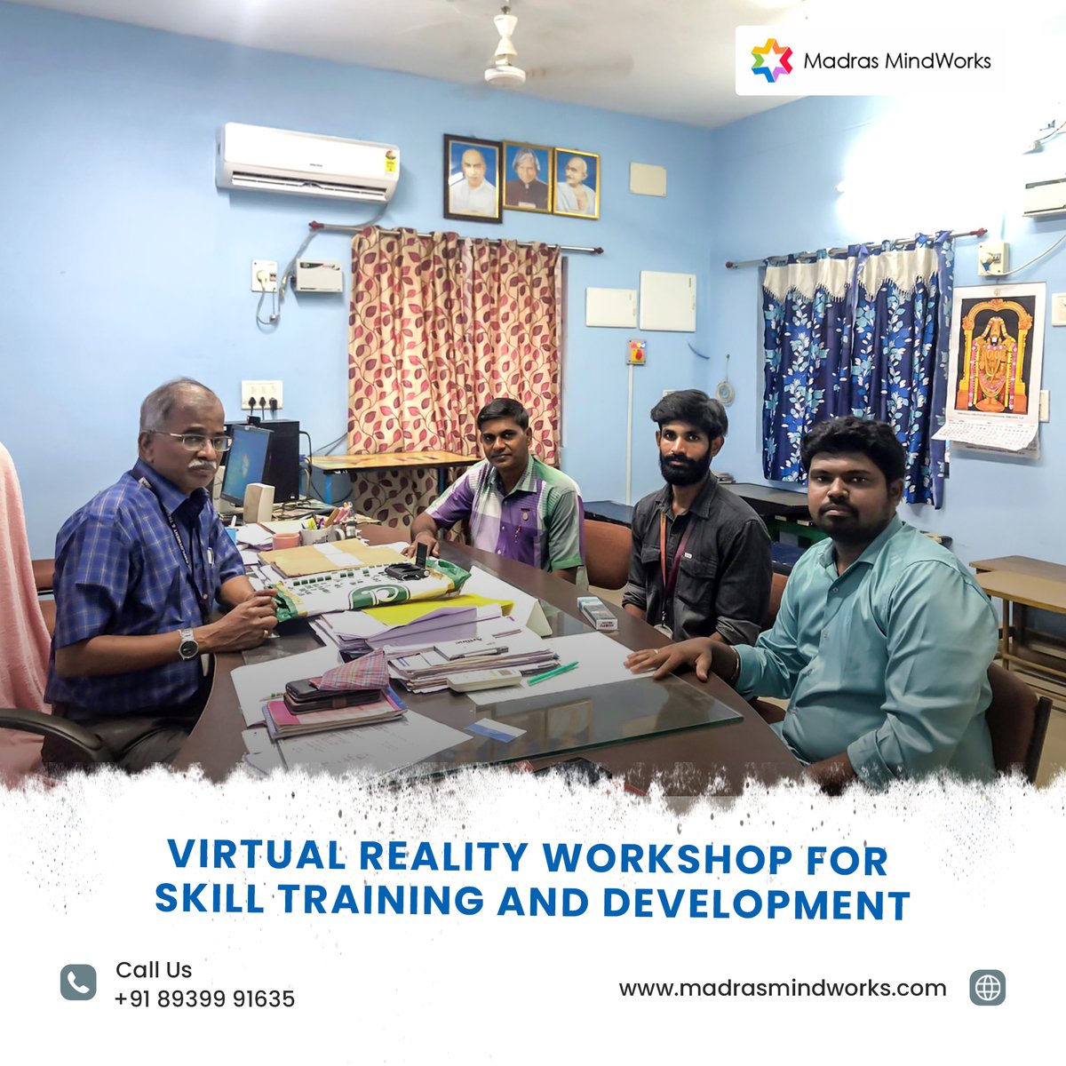 madrasmindworks's tweet image. 🥽VR Workshop for Skill Training and Development
🙋🏻‍♂️We at Madras MindWorks Pvt Ltd have conducted a workshop for students 

🔗madrasmindworks.com

#VirtualRealityWorkshop #VRWorkshop #VirtualRealitySkillWorkshop #VirtualRealitySkillTraining #VRTraining #MadrasMindWorks