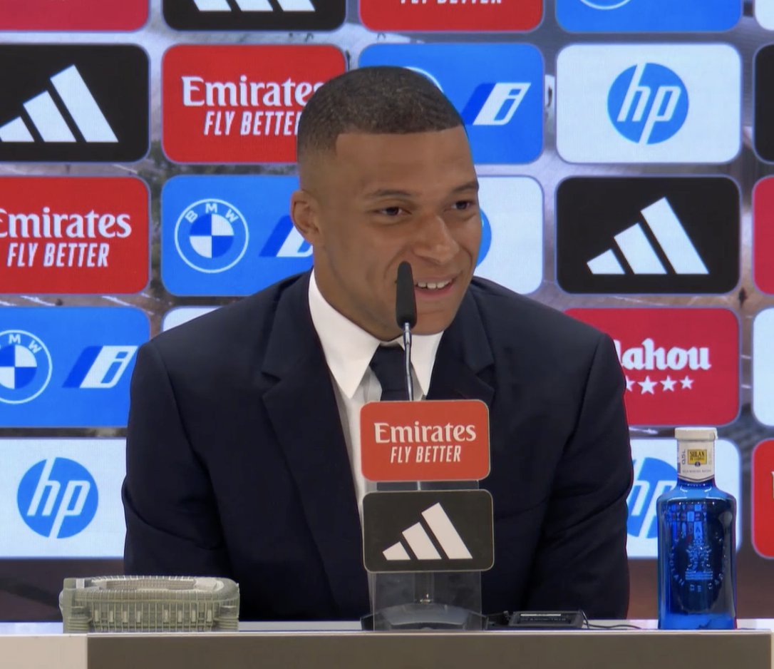 theMadridZone's tweet image. 🚨🗣️ Kylian Mbappé: "I only slept for 1.5 hours, I was so EXCITED!"