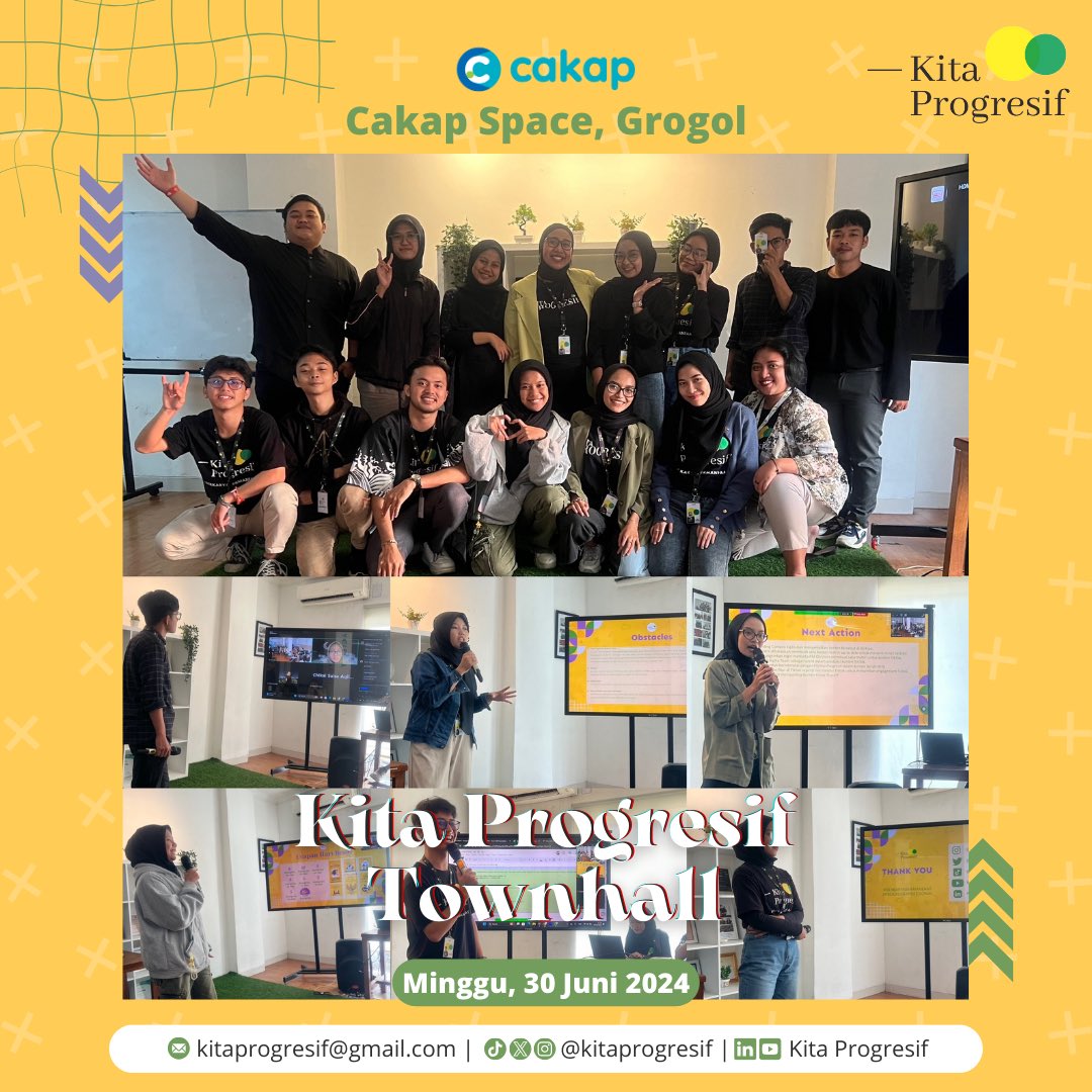 KitaProgresif's tweet image. 🔍A Glimpse of Town Hall&apos;s Moment 🔍

Yup! Setelah melewati Town Hall Department yang seru dan penuh semangat, yuk kita simak kembali momen-momen pentingnya!

#BerkaryaBermanfaat
#ProgresifProfesional