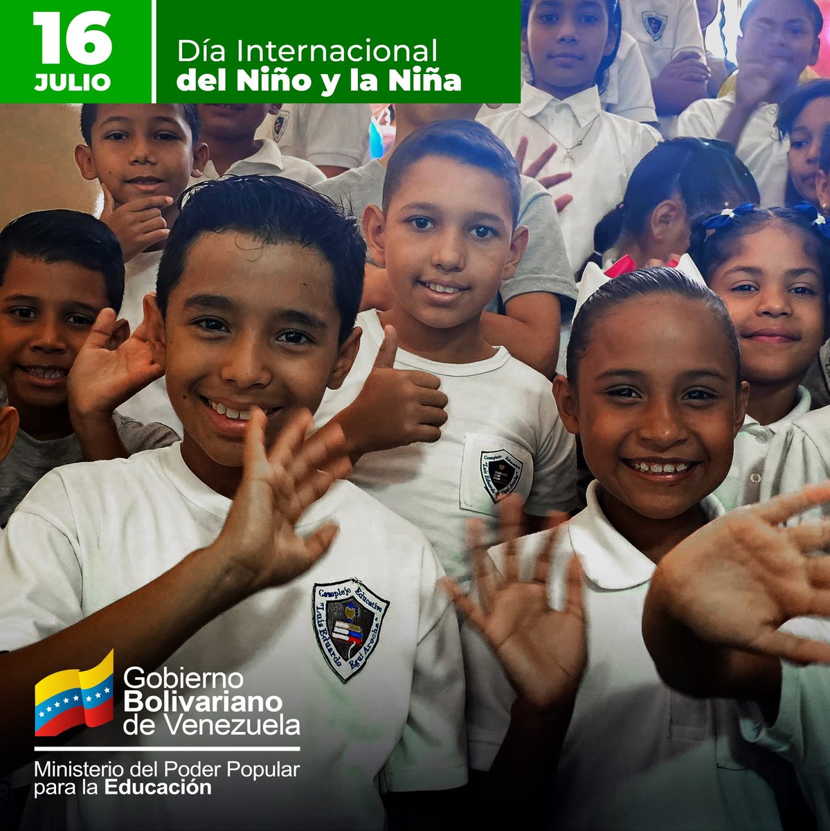 ¡Celebramos la alegría!

Ratificamos nuestro compromiso con el bienestar y la felicidad de nuestra generación de oro. Garantizamos sus derechos y trabajamos para brindarles un futuro lleno de oportunidades para que se desarrollen plenamente. 

#VenezuelaVaPaLante
<a href="/NicolasMaduro/">Nicolás Maduro</a>