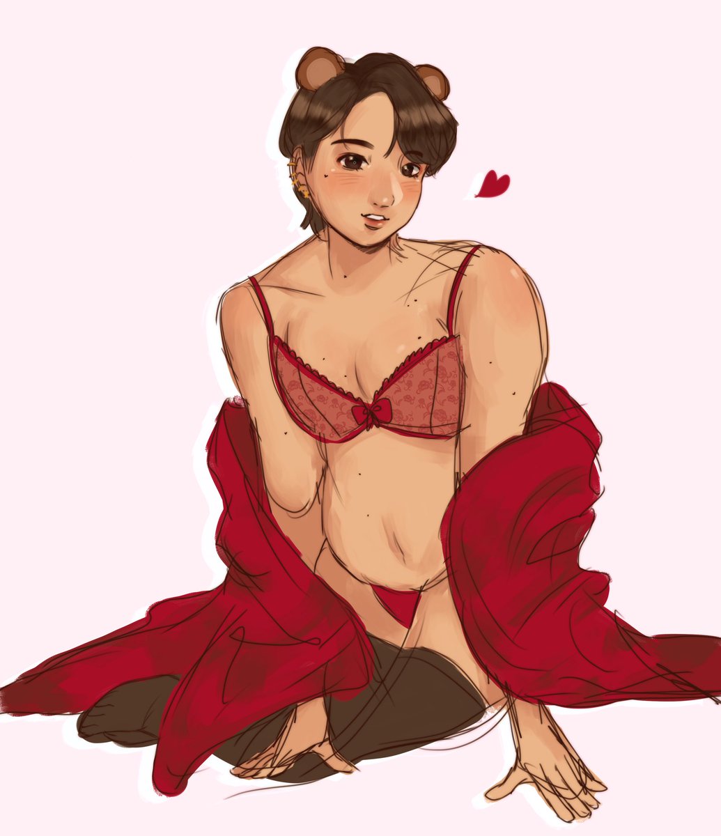 couldn't resist the bear ears once again sorry (๑•́ω•̀);;; congratulations on 5k!! 💕💕