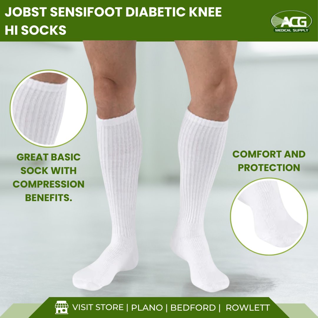 ACGMedicalsupp's tweet image. Discover the ultimate comfort sock with #JOBST® SensiFoot™ - perfect for diabetic patients and anyone seeking the benefits of compression.

Visit Our Stores👨‍🦽
📞 (972) 463-0737 📞

Web - bit.ly/4bQs0xY

#ComfortInEveryStep #DiabeticCare #CompressionSocks #Health