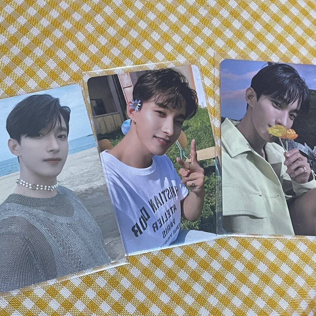 yuiqist's tweet photo. wts lfb ph 𓂃 .ᐟ 

   ﹟ seventeen pcs 
✶ yzy: ₱1,100 each set + sf
✶ grid: ₱1,000 set

🏷️ pc svt mingyu dokyeom dk your choice yc yizhiyu face the sun carver carat ver fts grid henggarae sector 17 s17 attacca https://t.co/ZiWtRQj90n