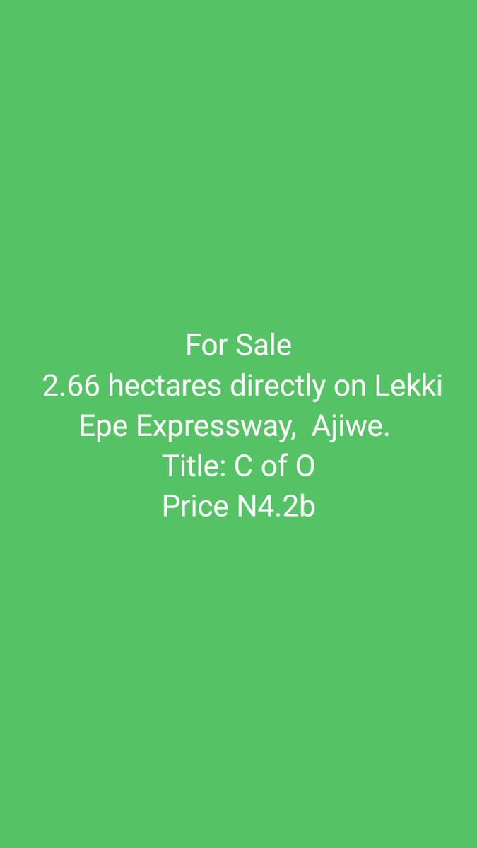 Dm for more info on 08067357309