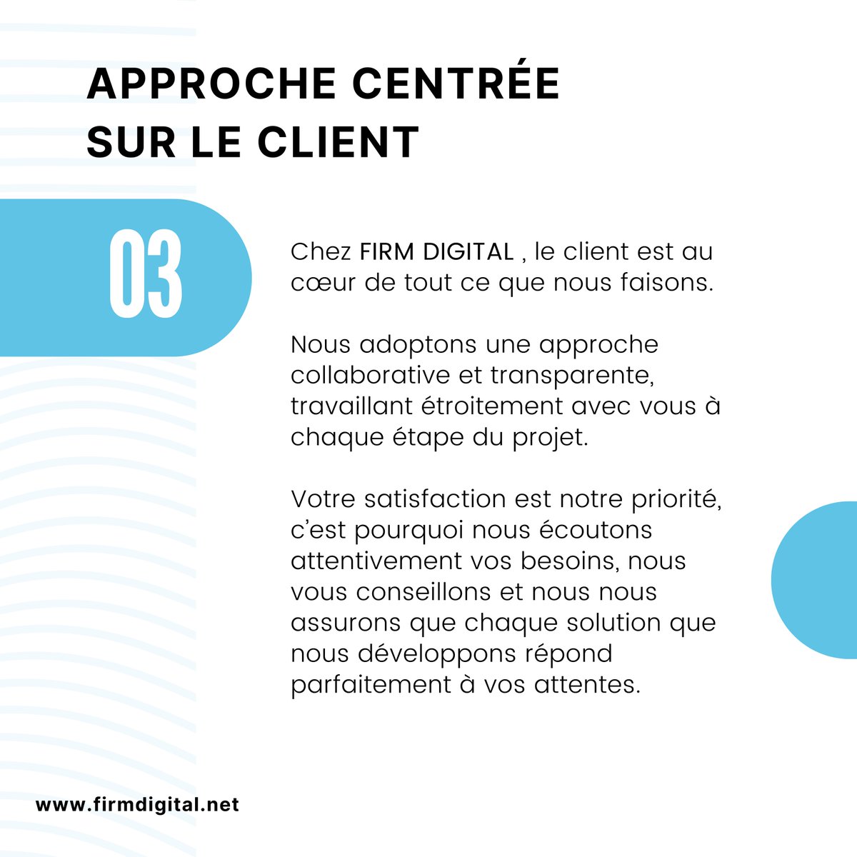 firmdigitalsarl's tweet photo. 📊 Pourquoi Choisir FIRM DIGITAL SARL pour Vos Projets Digitaux ? 💼

FIRM DIGITAL se distingue par une équipe d'experts passionnés et des solutions sur mesure adaptées aux besoins uniques de chaque client. 

Site web : https://t.co/XOBk6TvZlL

#tech #TransformationDigitale https://t.co/73oVAMTWRh