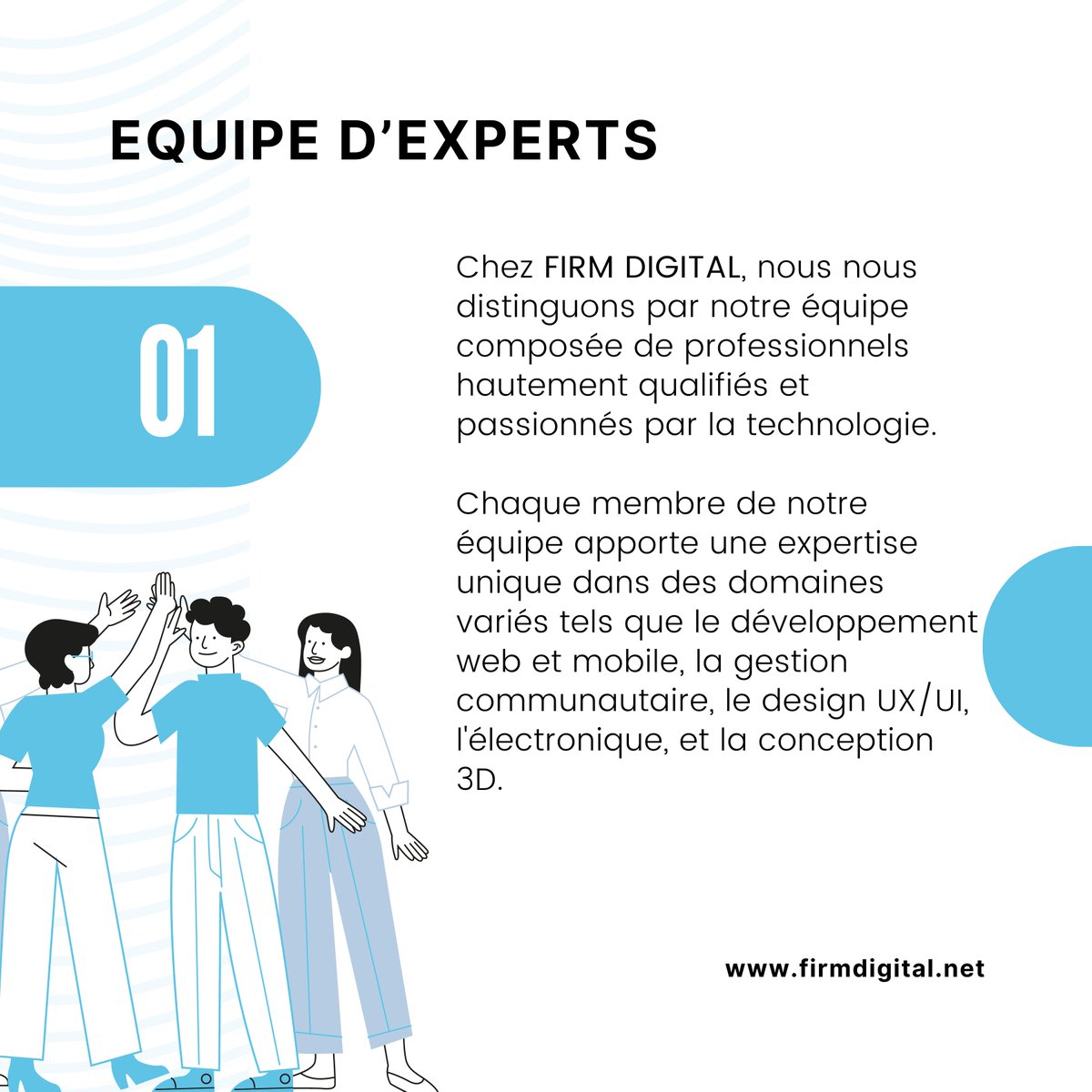 firmdigitalsarl's tweet photo. 📊 Pourquoi Choisir FIRM DIGITAL SARL pour Vos Projets Digitaux ? 💼

FIRM DIGITAL se distingue par une équipe d'experts passionnés et des solutions sur mesure adaptées aux besoins uniques de chaque client. 

Site web : https://t.co/XOBk6TvZlL

#tech #TransformationDigitale https://t.co/73oVAMTWRh