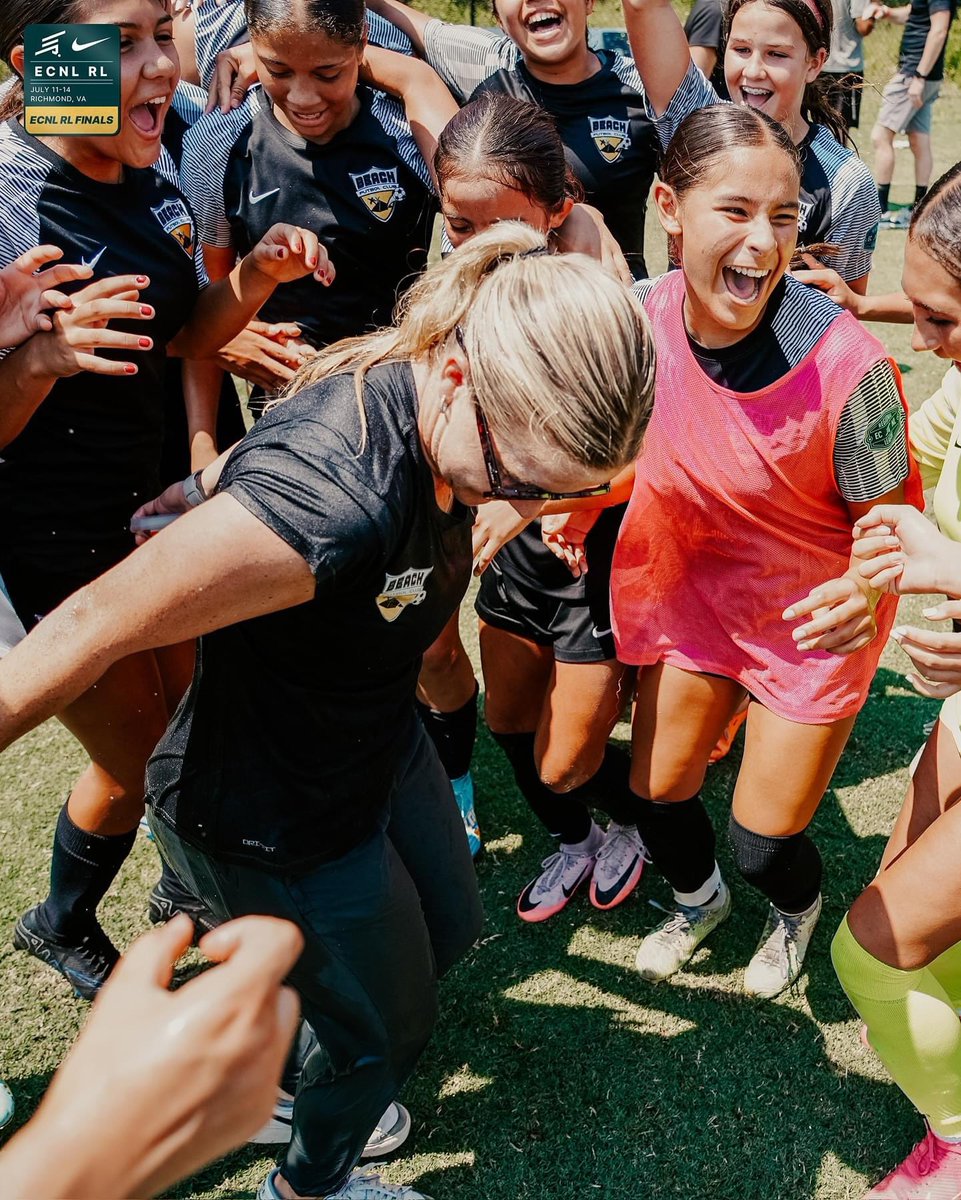 TheSoccerWire's tweet photo. A huge achievement for @Beachfutbolclub, capturing 3 total @ecnlgirls National Championships!

Beach FC teams won the ECNL Girls Regional League titles in the U14 and U15 age groups, after winning the ECNL Champions League title at the U17 level! https://t.co/AUNNgw6GQK