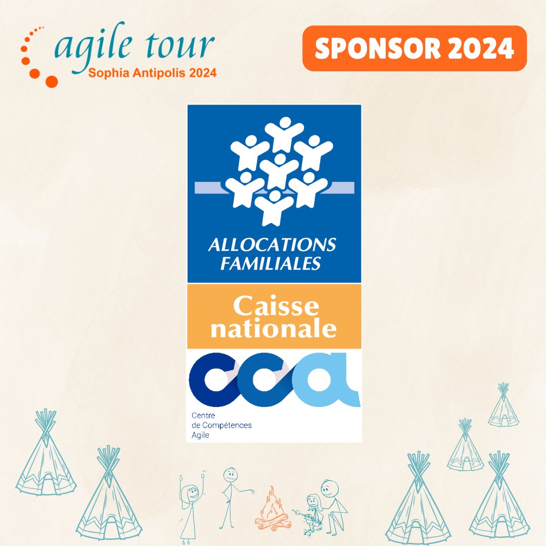 Nous sommes heureux d'accueillir cette année la <a href="/cnaf_actus/">Allocations Familiales</a> et son centre de compétences agiles à Sophia Antipolis, parmi les soutiens de notre événement ! Merci 🙏!