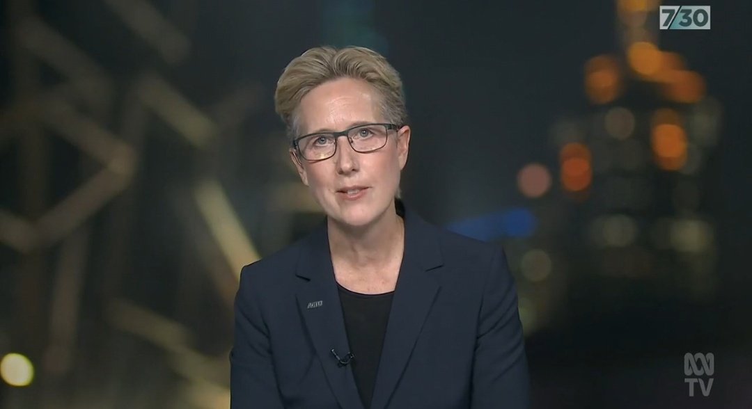 Sahar_A_Writes's tweet photo. No matter how firmly Sally McManus reiterated she was not aware of CFMEU organised crime allegations, Sarah Ferguson persisted in pushing unfounded assertions. No evidence. Just speculation.

Sally is an exemplary leader – conscientious, compassionate &amp; principled #abc730 #auspol https://t.co/V1O5hDVIDB