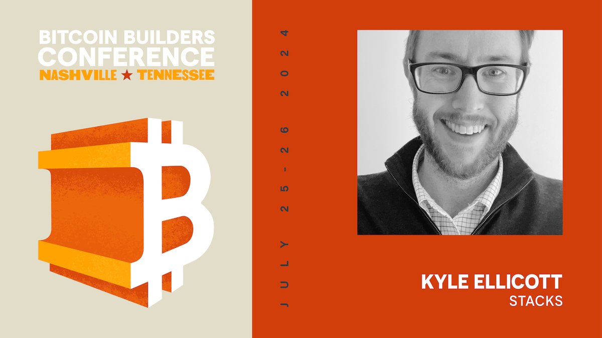Speaker Announced: Kyle Ellicott

<a href="/kyleellicott/">Kyle Ellicott</a> is the <a href="/StacksOrg/">Stacks Foundation 🟧</a> ecosystem investment lead and a partner at <a href="/BTCFrontierFund/">Bitcoin Frontier Fund</a>.

Join the conference to gain valuable insights into the investor's perspective on activating the Bitcoin economy.

Register now: bitcoinbuilders.io