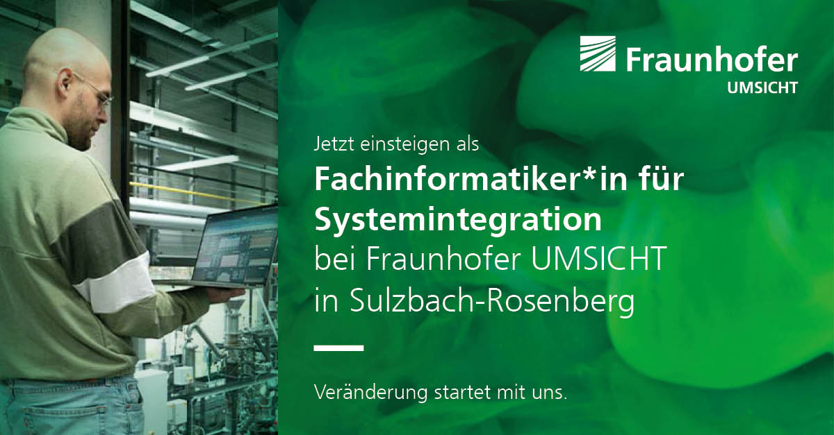 UMSICHT's tweet photo. Auszubildende gesucht!
In Sulzbach-Rosenberg sind für September zwei Stellen ausgeschrieben:
➡️ #Ausbildung zur/zum Kauffrau/-mann für #Büromanagement | https://t.co/hDshJXpg03
➡️ Ausbildung zur/zum #Fachinformatiker*in – Fachrichtung #Systemintegration | https://t.co/yQCPZ1hkIF https://t.co/KHpc8Q3qyX