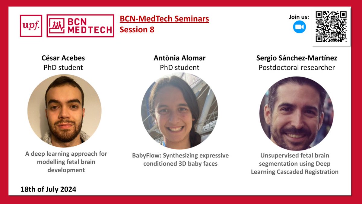 EnginyEria - UPF (@enginyeria_upf) on Twitter photo 🟣SEMINAR - <a href="/BCN_MedTech/">BCN MedTech</a> (Session 8)
👥<a href="/cesaracebes/">César Acebes</a>, Antònia Alomar and Sergio Sánchez
🗓️18th July 2024
📌Tànger building, 55.309 room
🔗 cutt.ly/UehH7S9K // Password: 514056 🟣SEMINAR - <a href="/BCN_MedTech/">BCN MedTech</a> (Session 8)
👥<a href="/cesaracebes/">César Acebes</a>, Antònia Alomar and Sergio Sánchez
🗓️18th July 2024
📌Tànger building, 55.309 room
🔗 cutt.ly/UehH7S9K // Password: 514056