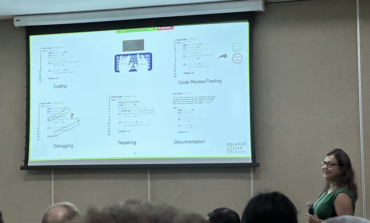 MalihehIzadi's tweet image. Very insightful keynote by @baishakhir on semantic awareness for code models at @AIwareConf !

“Improve trust, integrate developer feedback, and increase explainability.”

#AIWare #FSE2024 #LLM4Code