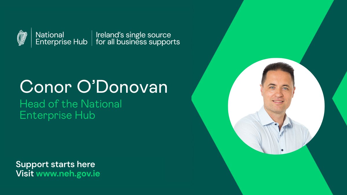 Support starts here > neh.gov.ie

The new National Enterprise Hub is a valuable resource for Irish SMEs. It consolidates over 180 government supports from 19 different departments and State agencies, covering a wide range of areas, including access to finance,