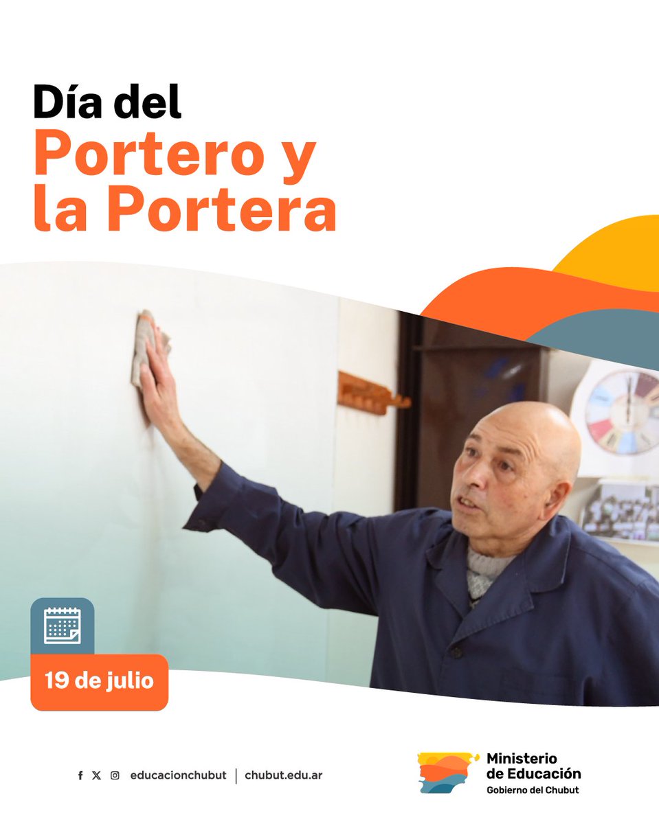 👉 Hoy celebramos el Día del Portero y la Portera.

😃 ¡Gracias por su dedicación y compromiso! ¡Felicidades!