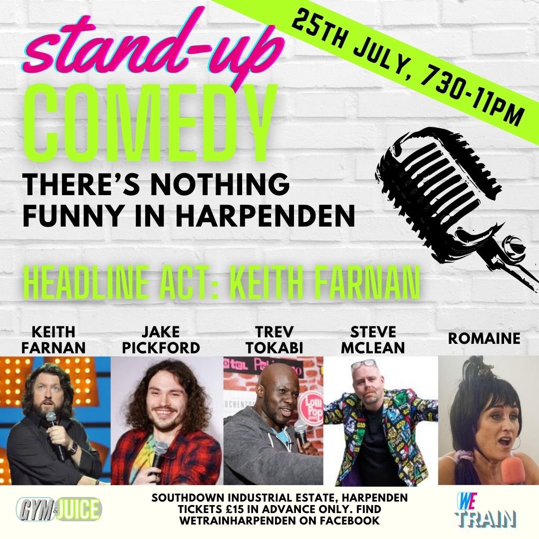 Bringing Romaine out to play as a birthday treat. Great night. Grab some tickets#comedy#livecomedy#loveperforming#gymandjuiceharpenden#wetrainharpenden