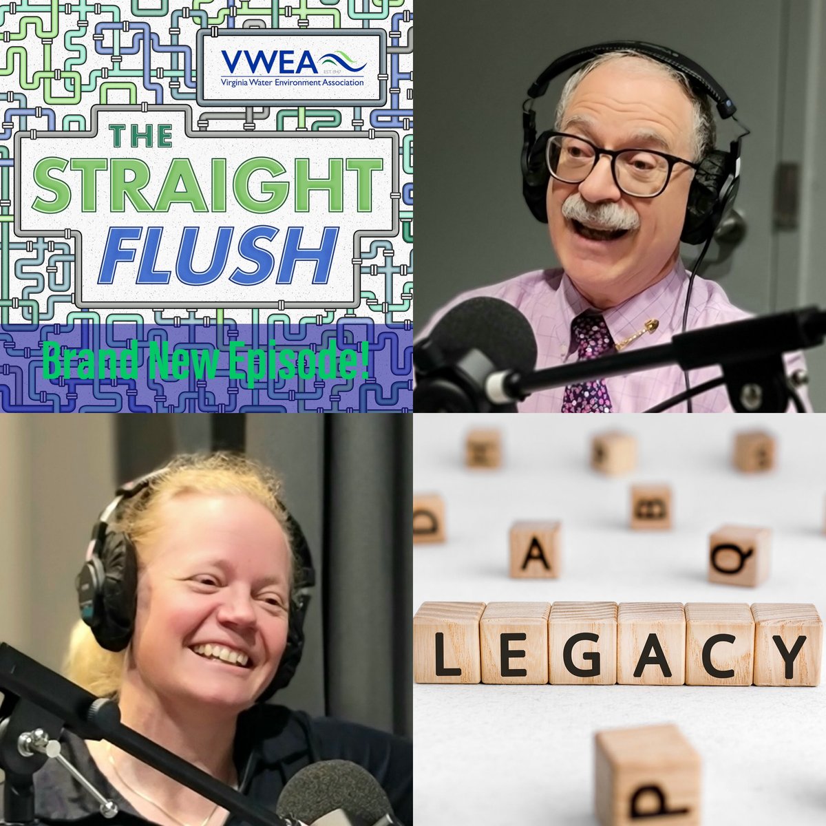 VWEA’s The Straight Flush #podcast continues our Legacy Series with Nina Andgren (Upper Occoquan Service Authority) chatting with Bob Forgione to reflect on his years of #engineering excellence from New York to #Virginia.

Check out the podcast here: buzzsprout.com/1817695