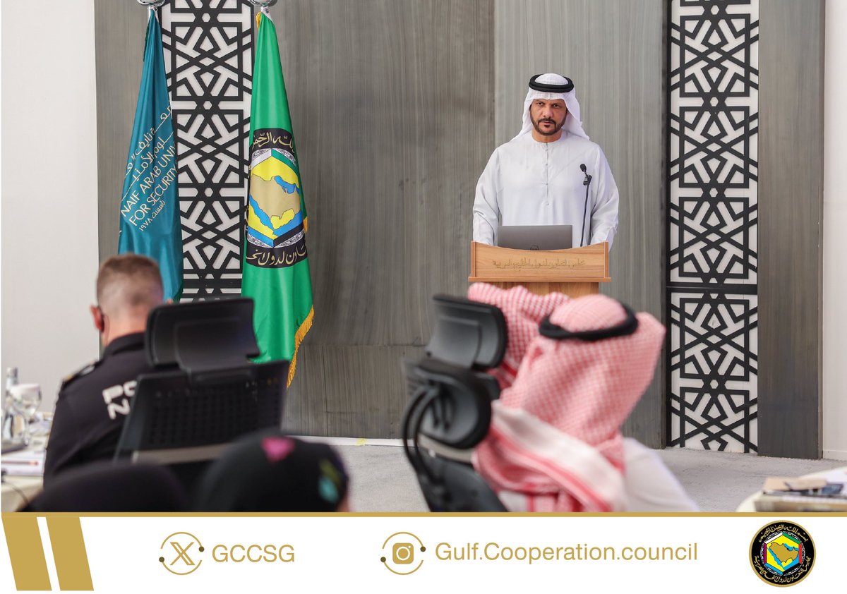 GCCSG's tweet photo. الأمانة العامة لـ #مجلس_التعاون تنظم ورشة عمل الطائرات بدون طيار "المسيرة" وتأثيرها على الأمن، وذلك بالتعاون مع جامعة نايف العربية للعلوم الأمنية @NAUSS_SA.

 https://t.co/TjtOTmYhFq

#مجلس_التعاون https://t.co/s4pHNIT4MQ