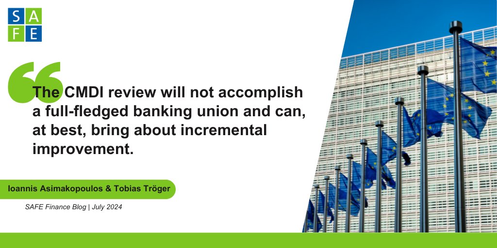 SAFE_Frankfurt's tweet photo. 🇪🇺 Today’s #Ecofin meeting focused on boosting #competitiveness and resilience.
An improved #CMDI framework is key for a competitive banking sector. Read how Ioannis Asimakopoulos & @TobiasTroeger assess the EU's reform proposal 👉 https://t.co/n3SqTrunhY #EU https://t.co/rg68NwTfyB