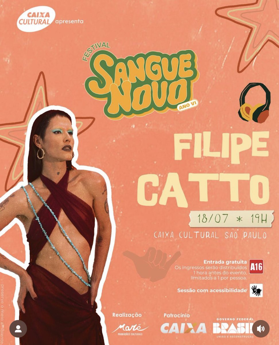 AcessoCodigo's tweet photo. Agenda
Tem @filipecatto no @festivalsanguenovo na @caixaculturalsp com entrada gratuita (retirada de ingressos uma hora antes do evento) no dia 18/07 ás 19H #agenda #filipecatto #caixaculturalsp #festivalsanguenovo https://t.co/nweLrzde9N