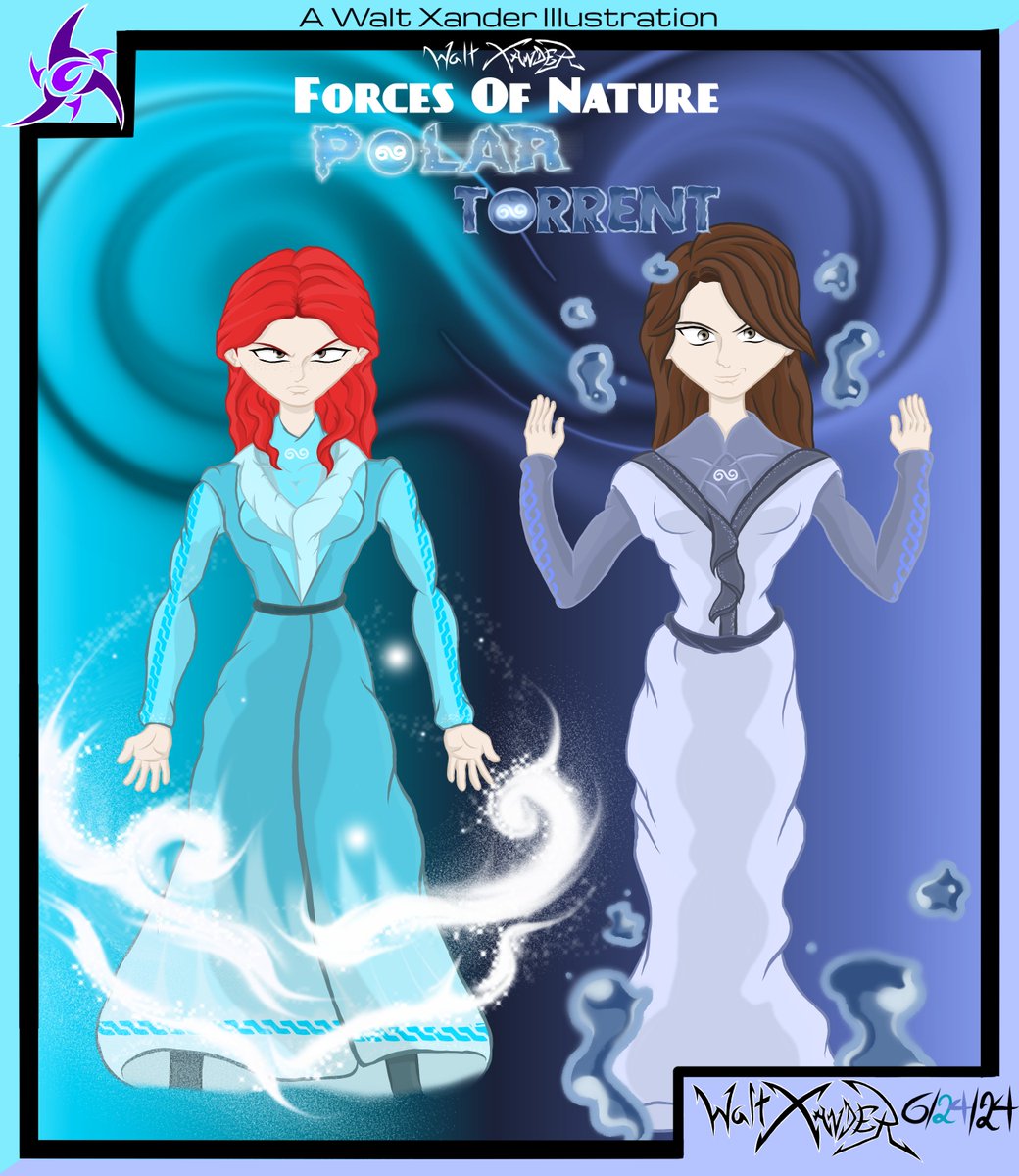 XanderXCIV's tweet photo. I'm going back to that Frozen What-if & turning it into its own thing. Forces Of Nature. Had to finish pt5 first, two Irish princess(one's a queen), because I had to replace Elsa & Anna.
#digitalart #art #Irish #fyp #art #Icebender #Waterbender #NewClassicsChallenge https://t.co/uvvZHvvy4v