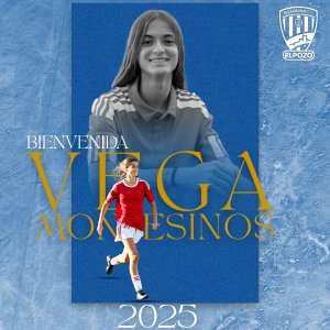 Woso Promises Magazine (@wosomagazine) on Twitter photo 🚨ALTA🚨
#PrimeraFederacionIberdrola
El <a href="/AlhamaElPozo/">Alhama ElPozo</a> 🔵⚪ ha anunciado el fichaje de Vega Montesinos (<a href="/vegamontesinoss/">Vega Montesinos</a>)
La atacante ⚽ reforzará al conjunto murciano y llega procedente del <a href="/realmurciafeme/">Real Murcia Femenino</a> 🔴⚪
Mucha suerte en esta nueva etapa 🍀
#wosomagazine🧩 🚨ALTA🚨
#PrimeraFederacionIberdrola
El <a href="/AlhamaElPozo/">Alhama ElPozo</a> 🔵⚪ ha anunciado el fichaje de Vega Montesinos (<a href="/vegamontesinoss/">Vega Montesinos</a>)
La atacante ⚽ reforzará al conjunto murciano y llega procedente del <a href="/realmurciafeme/">Real Murcia Femenino</a> 🔴⚪
Mucha suerte en esta nueva etapa 🍀
#wosomagazine🧩