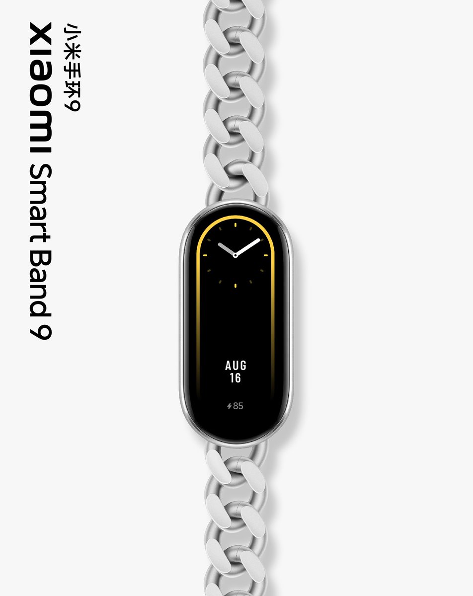 ThakorSanj62679's tweet photo. Xiaomi Smart Band 9
-Four metal cases: gray 🩶, -silver
-blue
-pink
-Special edition with a white ceramic case. The wristband is made of metal, leather, and braid.
#XiaomiSmartBand9 #xiaomiband9 #miband9 #xiaomi https://t.co/Bqp7UXGLSD
