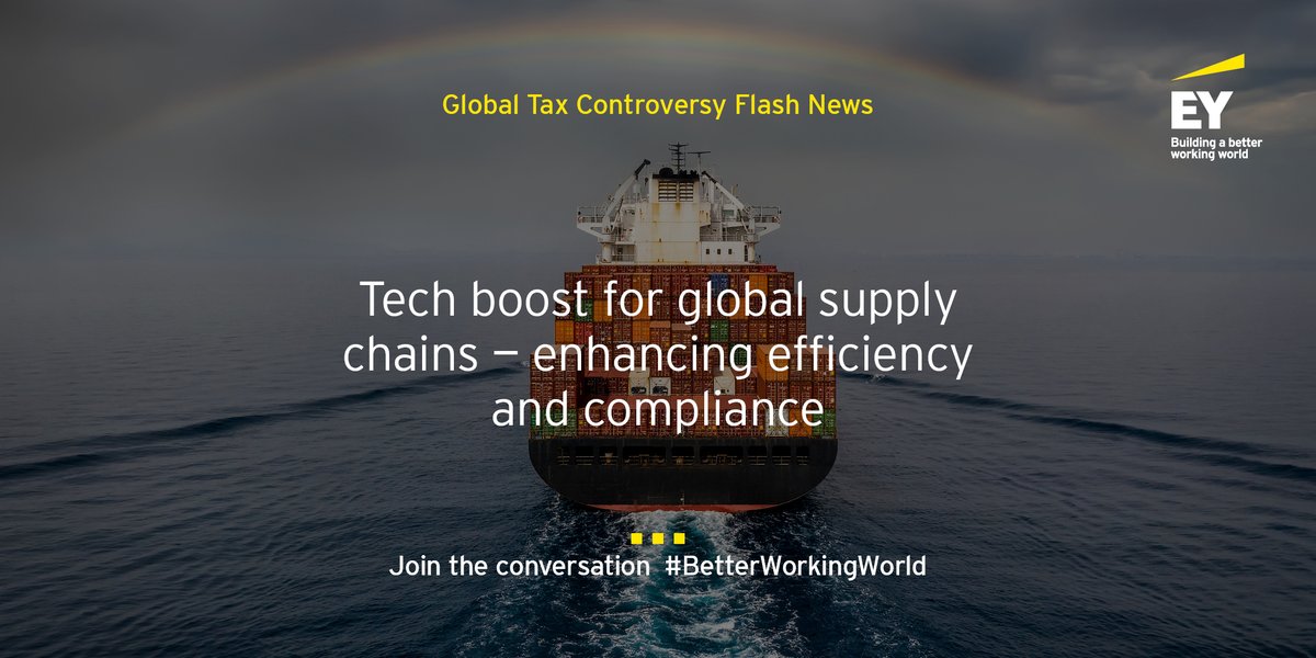 Discover how trade technologies can help reduce risks and transform global supply chains for better productivity and control in the latest GTNU release. go.ey.com/3Wn6Xyq

#FutureofTax