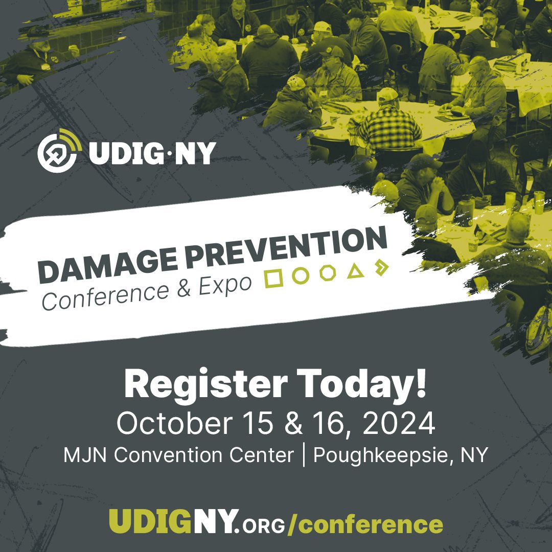Exciting news! Registration for UDig NY's Damage Prevention Conference &amp; Expo is now open! Join us for two days of valuable information, networking, and industry insights. 

Click Below to Register Today!
bit.ly/3OYVVfA