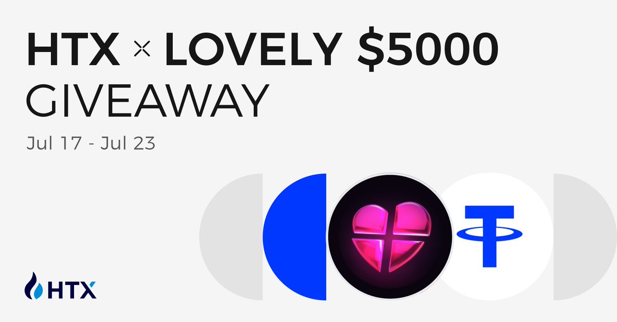 HTX_Global's tweet photo. 🥳HTX x  Lovely Finance 
$5000 Giveaway!

HTX wishes a happy Lovely’s 3rd Anniversary in Advance!

Enter to share $5,000:
🎂 Follow @HTX_Global  @Lovely_finance

🎂RT + Like + Tag 2 Friends

🎂Fill out this form https://t.co/Wf0SjBbFny https://t.co/Ir36klapcV