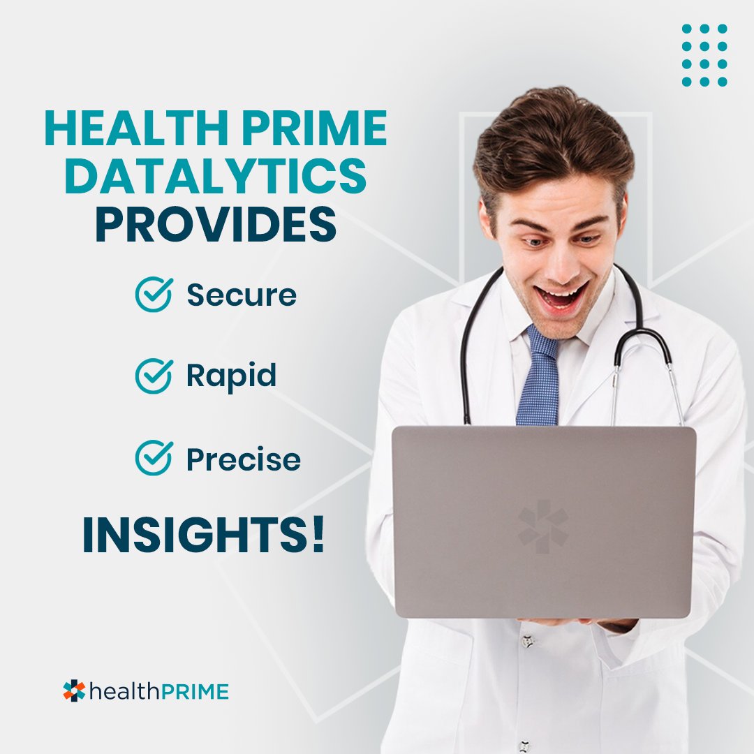 hpiinc's tweet photo. Get timely insights for strategic clarity!

#HealthPrime #Datalytics offers our core #RCM clients precise visibility into key #performancemetrics.

Drive long-term #success with real-time analytic support: 

https://t.co/D1v61GnmRy https://t.co/SJaKy6Q5pa