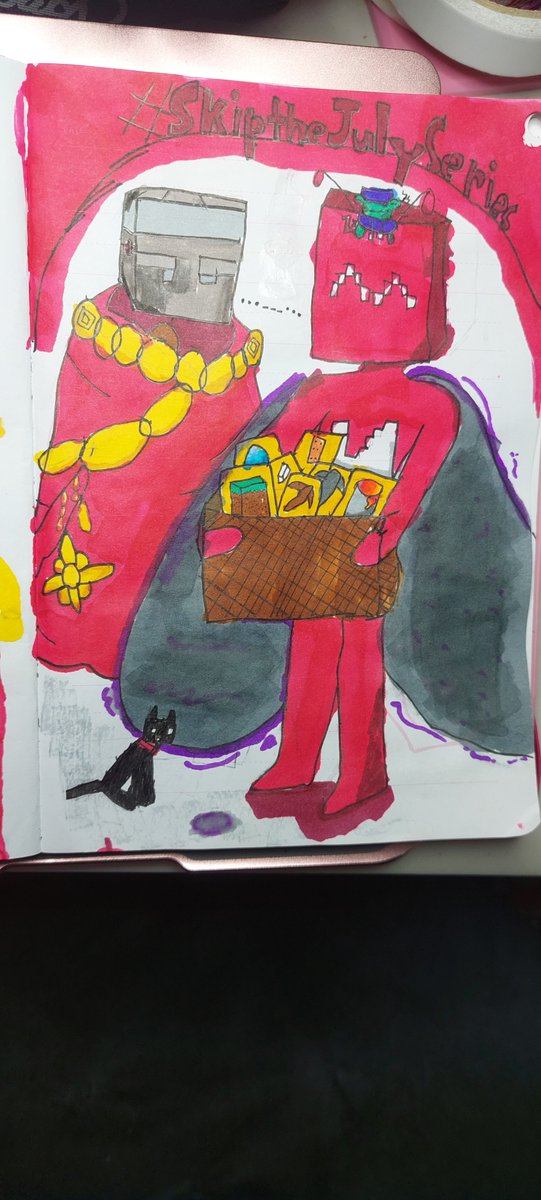 Sandie_PJSK's tweet image. More #SkiptheJulySeries art🤯🤯🤯🤯🤯😝😝😝😝 #SkiptheTutorial
