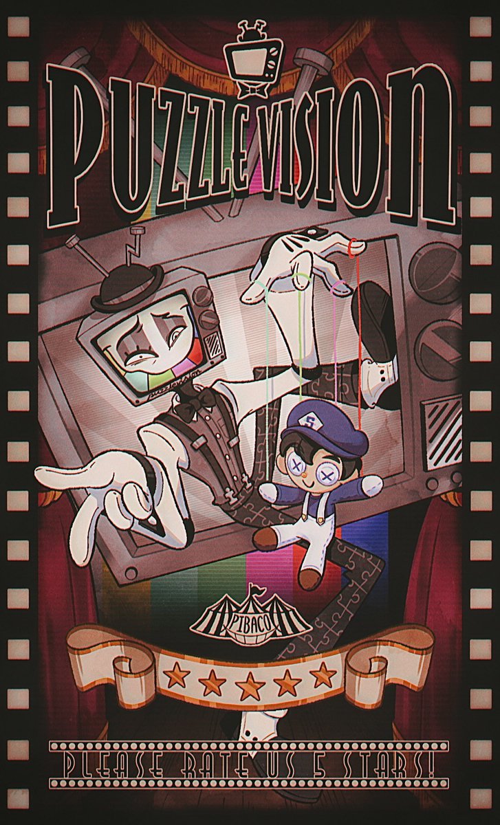 ポスターっぽく描くの大好き🎪 