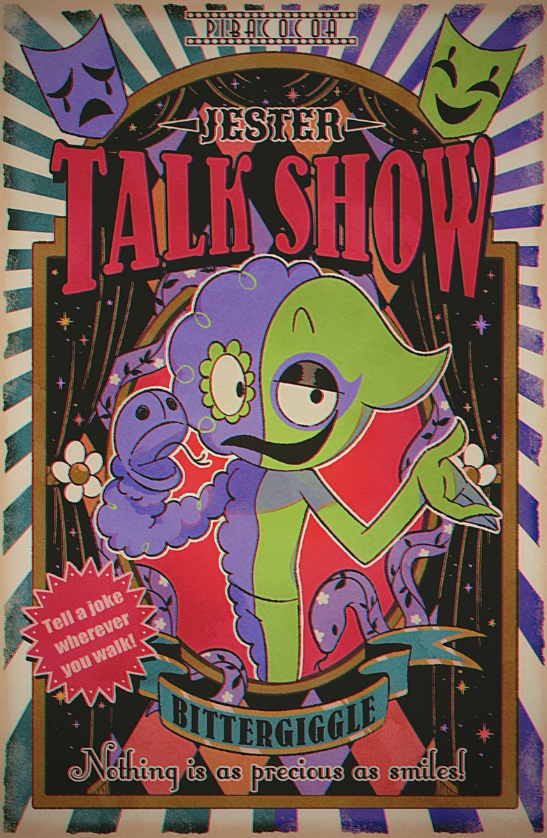 ポスターっぽく描くの大好き🎪 