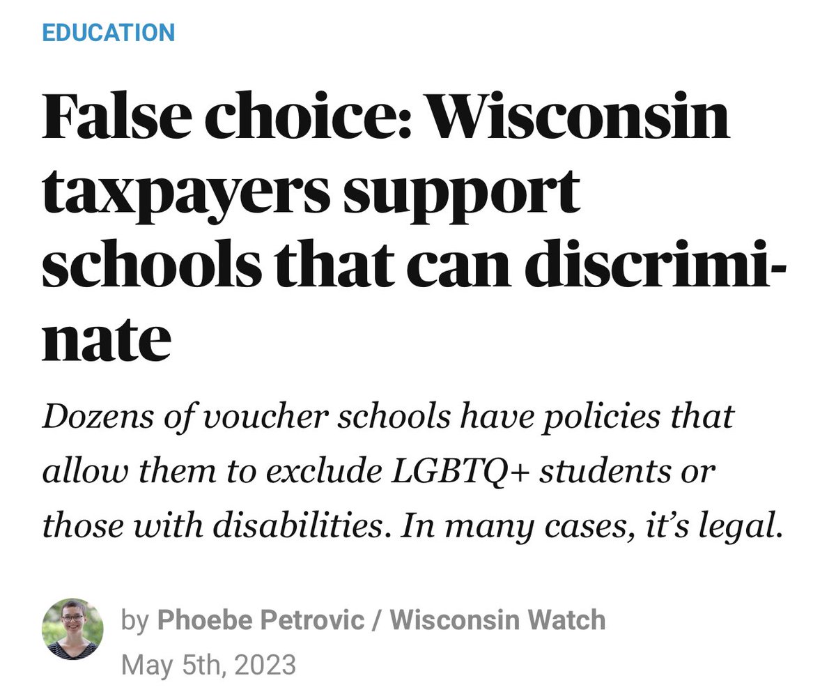 The first modern school voucher program began in Milwaukee in 1990.

34 years later as the city hosts #RNC2024 and vouchers headline the #Project2025 education agenda: 

Let’s check in on the Milwaukee results thus far👇

*The last year to show positive results for voucher users