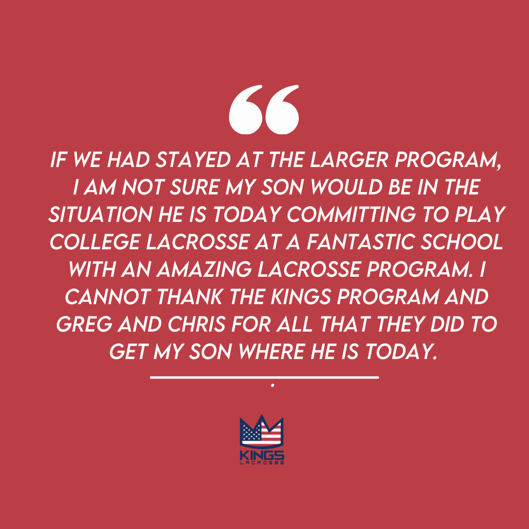 Don't settle. You deserve your club director's full attention and support throughout your college recruitment process...