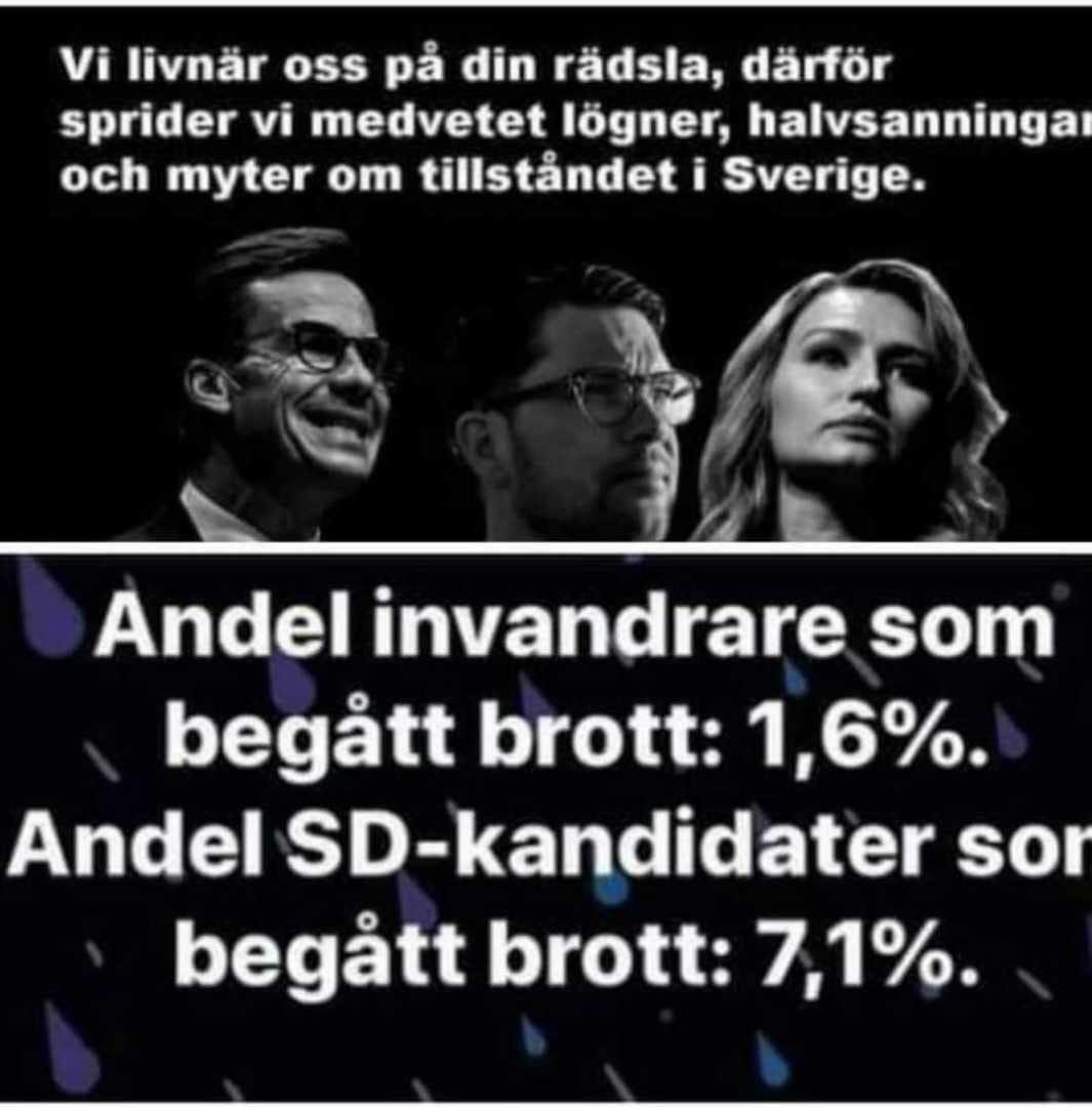AllanLarsson69's tweet photo. #sverigedemokraterna vs #invandrarna https://t.co/U6PFLEHj4K