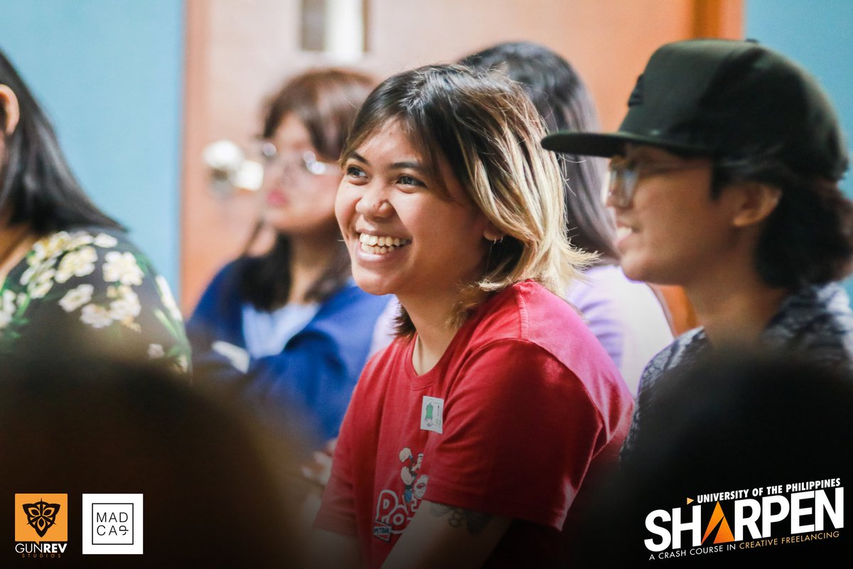 GunRev's tweet photo. Gunrev's @emwithamission and @jphamlott dropped by UP Diliman last Saturday for SHARPEN: A crash course for creative freelancing.   

Special thanks to @up_ame for co-organizing the talk.  

If you want us to drop by your school, email us at emmanwithamission@gmail.com.

#Artph https://t.co/Tvz5viaAx5