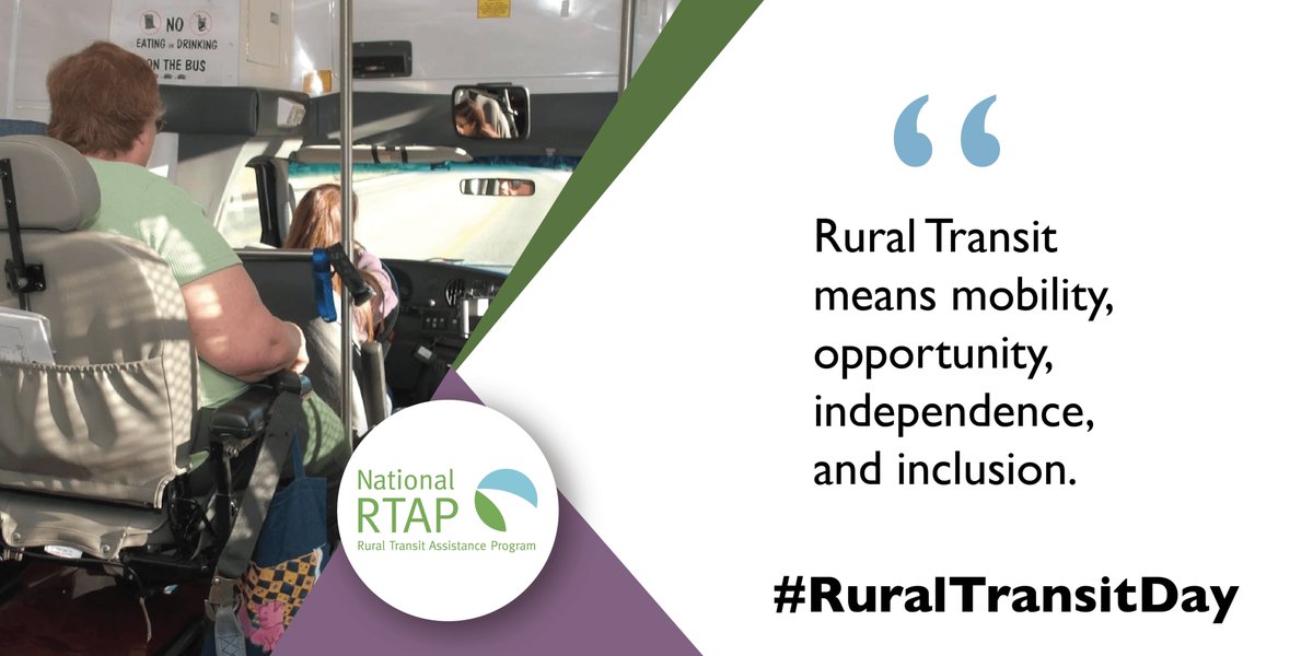 Today is Rural Transit Day! Let's celebrate the importance of rural transit in connecting communities and supporting our rural areas. 🚍✨ #RuralTransitDay #ConnectingCommunities