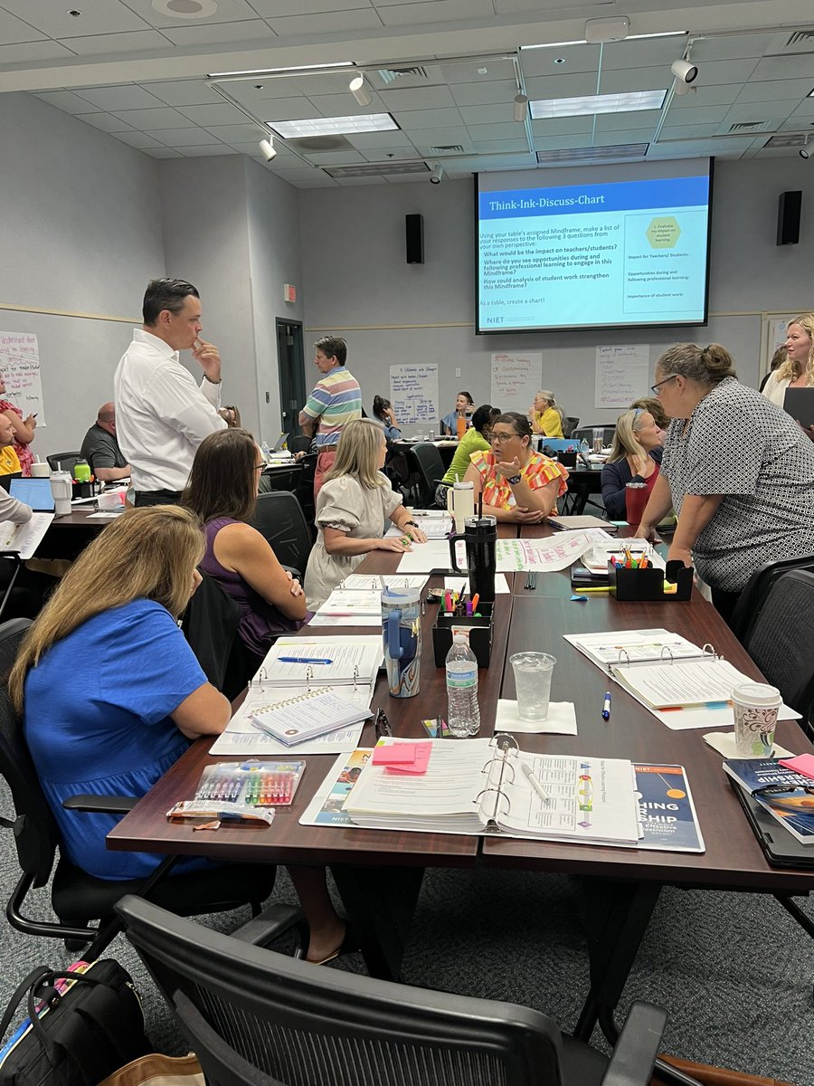 mamaherdman's tweet photo. Cluster training as @LCSD55 prepares for a year of success! @NIETteach @clairesmurray https://t.co/QUkdZw0SPa
