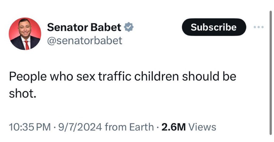 Imsolo54Swift's tweet photo. @senatorbabet I’m curious about this post?

Also you do know what comedians do for a job, they make inappropriate jokes, some might even say conventional. 
Do they not deserve freedom of speech as well?
Your post looks like a spoilt brat that is trying to get his older siblings into trouble. https://t.co/zXm29Zt6yr